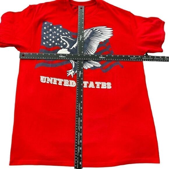 Extreme concepts mens medium american eagle unite states patriot red tee shirt - Picture 3 of 7